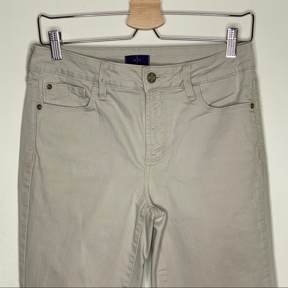 NYDJ light grey skinny ankle jeans - Picture 3 of 14